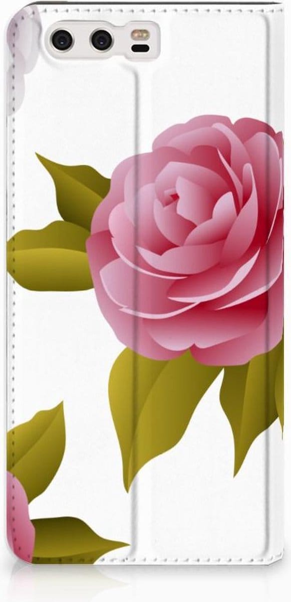 Huawei P10 Plus Smart Cover Roses