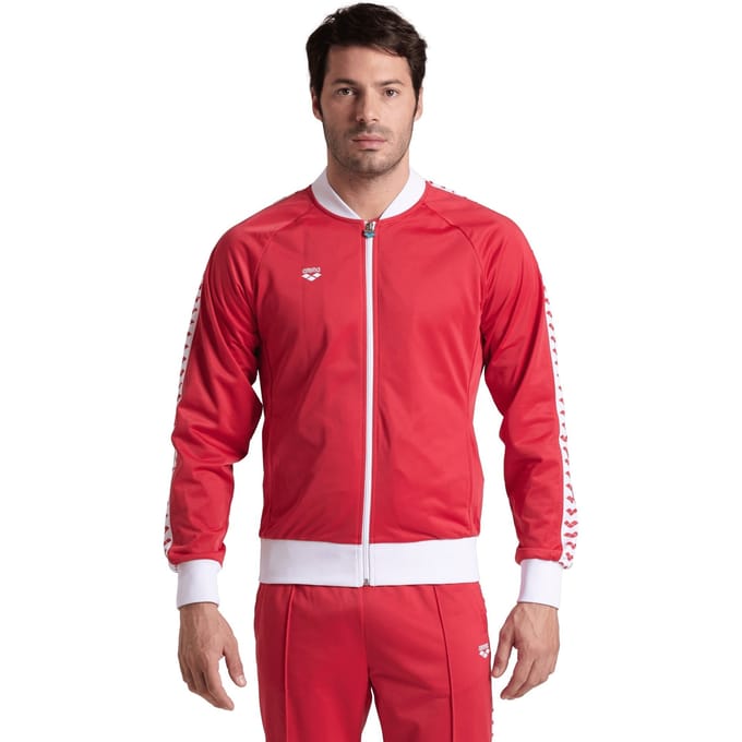 Arena M Relax Iv Team Jacket Red-white-red Taglia: S | Bomber Outlet | Uomo | Rosso