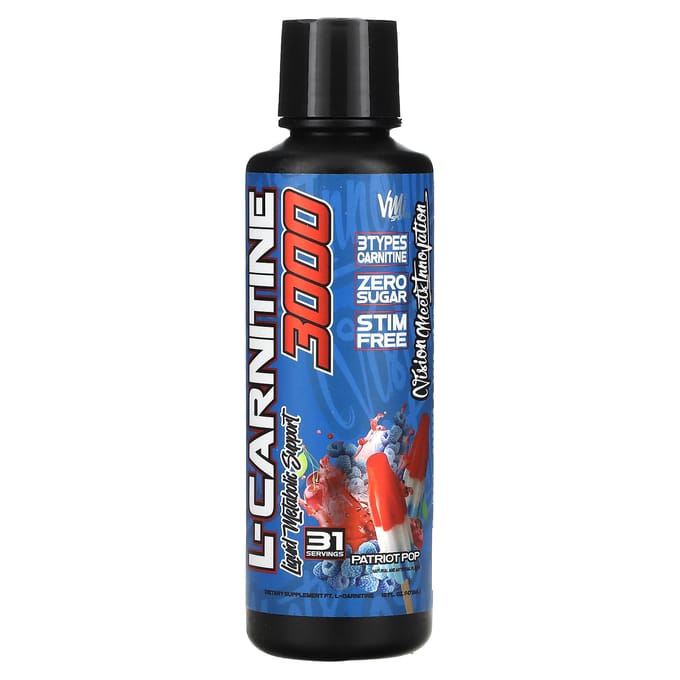 VMI Sports, L-Carnitine 3000, Patriot Pop, 16 fl oz (473ml)