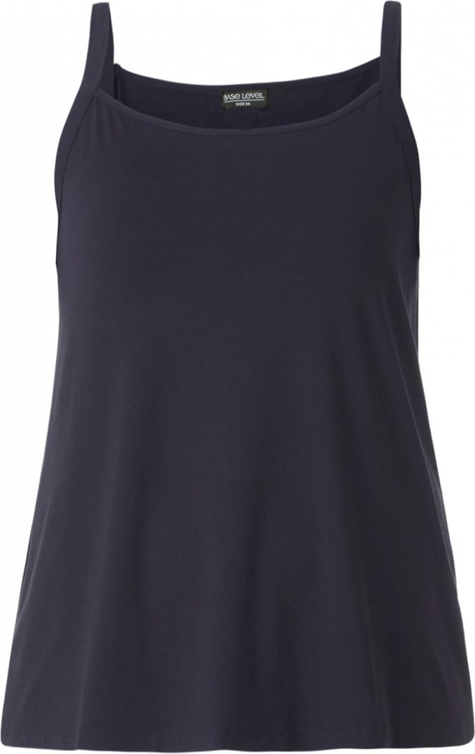 BASE LEVEL CURVY Alexa Top - Dark Blue - maat 4(54/56)