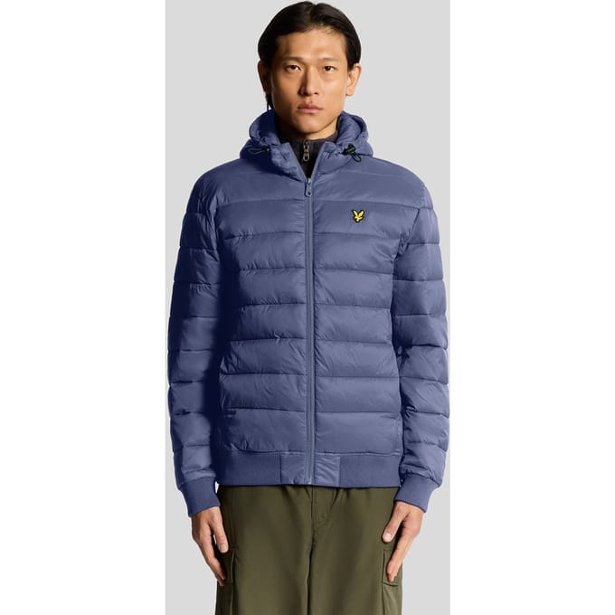 Lyle & Scott Jacket Wadded Graystone - Maat L - Heren - Tussenjas