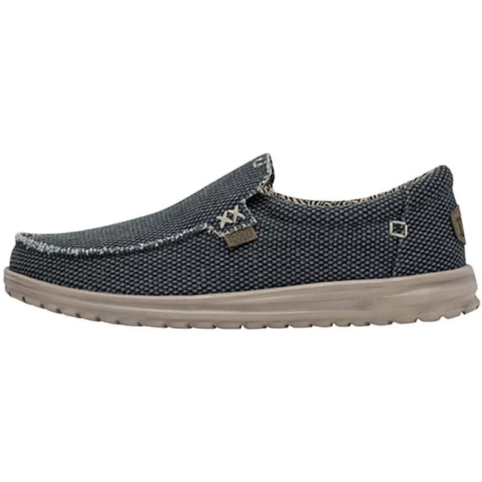 HEYDUDE Mikka Braided Sneakers blauw Canvas - Maat 41