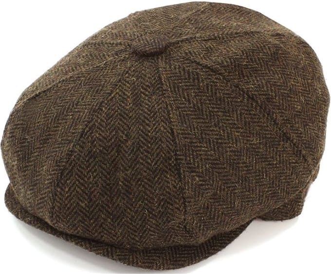Baker Boy cap 8 panel Brown van Sophos Lifestyle maat M (58cm)