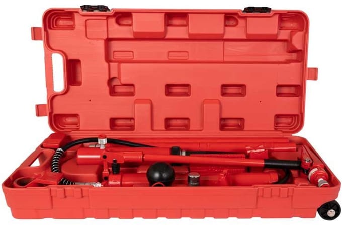 Uitdeukset 10 ton hydraulisch handpomp - TOPGEAR