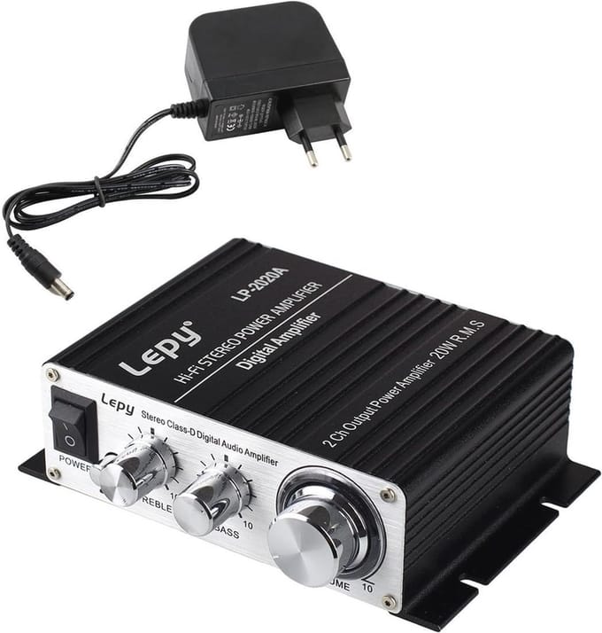 Compacte HiFi Stereo Versterker 2x20W voor MP3 en Mobiele Telefoon