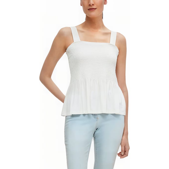 Comma T-shirts White Taglia: 34 | Canottiere Outlet | Donna | Bianco