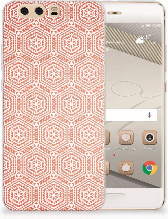 Huawei P10 Plus TPU bumper Pattern Orange