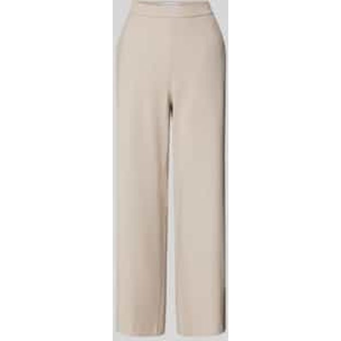 Wide fit comfortbroek met met viscose model 'Palina'