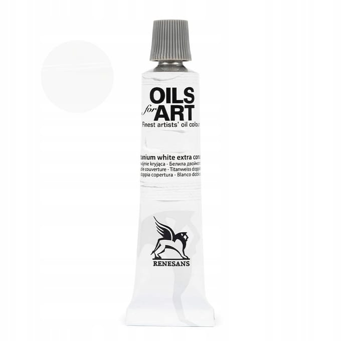 Olieverf Olej voor Art 20ml - Titanium Wit