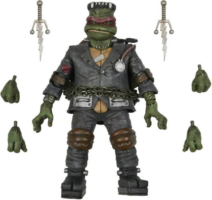 NECA Universal Monsters x TMNT Action Figure Ultimate Raphael as Frankenstein's Monster 18 cm Action Figuur