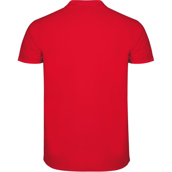 Roly Heren Ster Poloshirt (Rood)