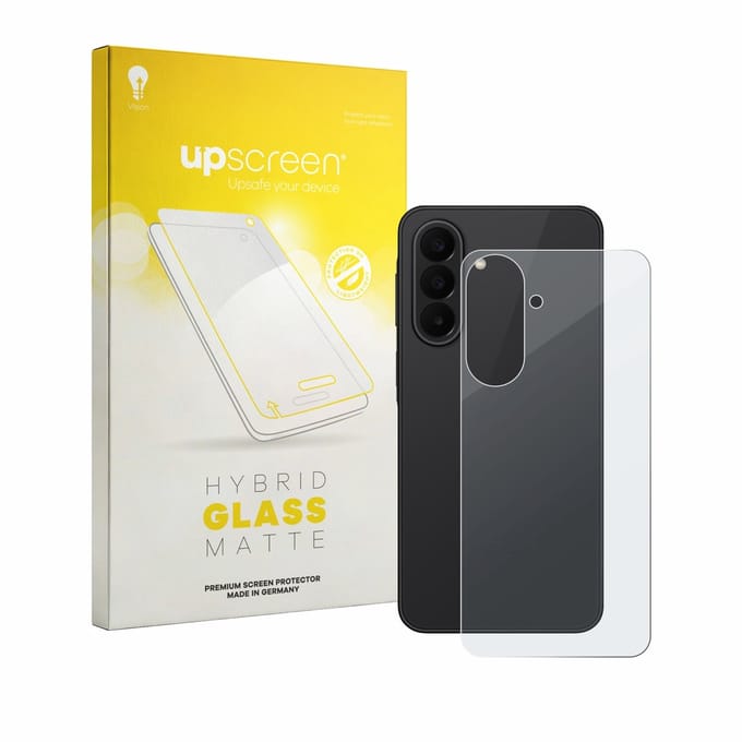 upscreen - Screenprotector voor Samsung Galaxy A27 5G (Achterkant) - Folie Beschermfolie Beschermglas matte