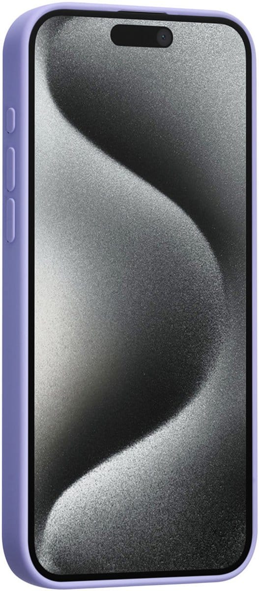 TUNIQ Back cover - iPhone 15 Pro Max - Lilac - Slank ontwerp - Antislip grip - Verhoogde randen