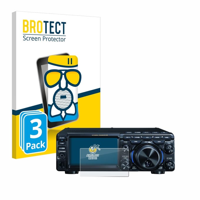 BROTECT - Screenprotector voor Yaesu FT-710 - Folie Beschermfolie Beschermglas matte 3 Stuks