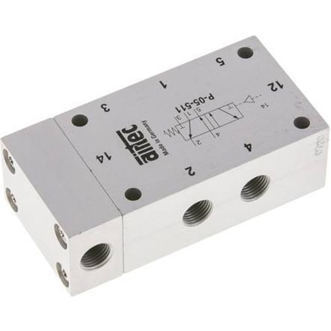 5/2 G1/8'' Luchtgestuurd Ventiel ATEX 0-10bar/0-140psi Airtec