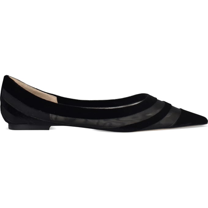 Jimmy Choo Love Ballerina's Zwart