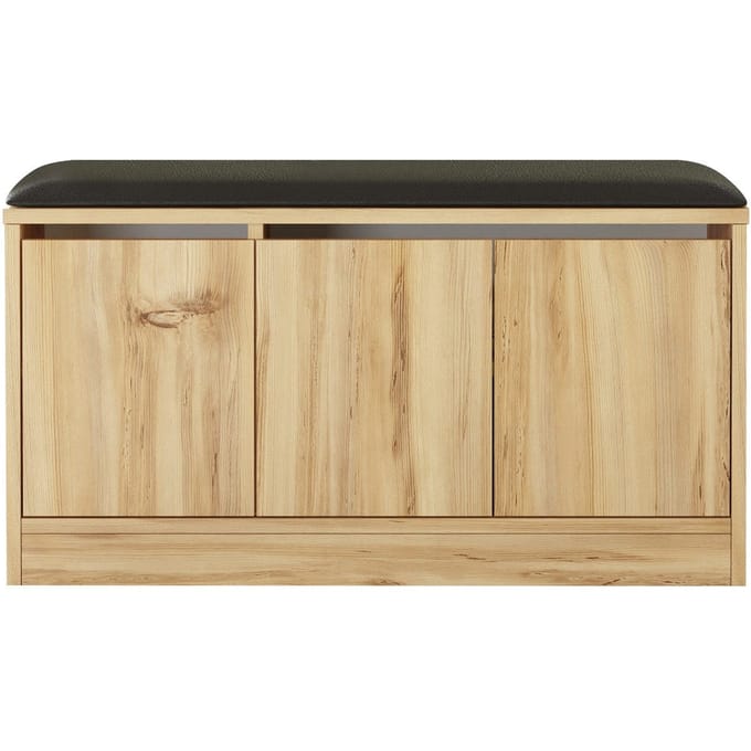 Asir Schoenenkast – Eik – 89,6 x 45,8 x 35,5 cm