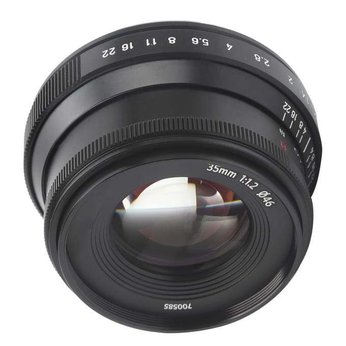7Artisans 35mm F1.2 II Groothoeklens voor Canon EOS M5M6M6II voor EOS M Camera gray