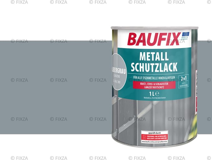 BAUFIX Metaallak zilvergrijs 1 Liter
