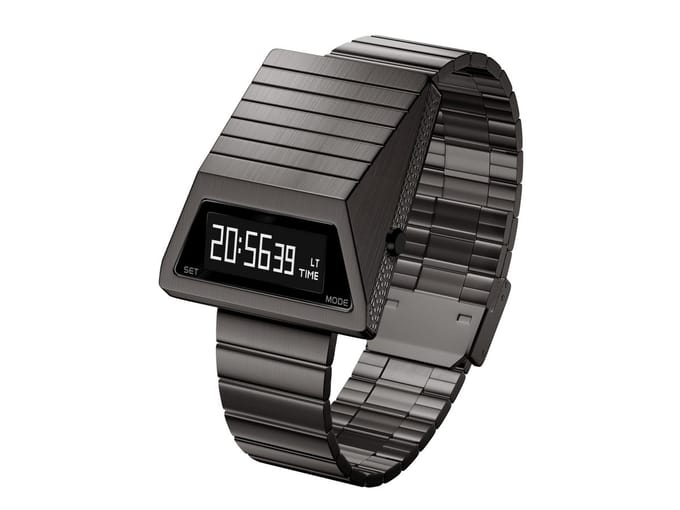 SEKETO CyberTank - Horloge 40mm Grey Staal OLED