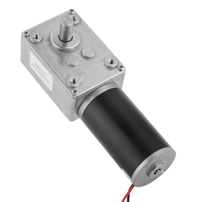 12V 200RPM 5840‑31ZY Permanente Magneet DC Turbo Worm Vertragingsmotor wit
