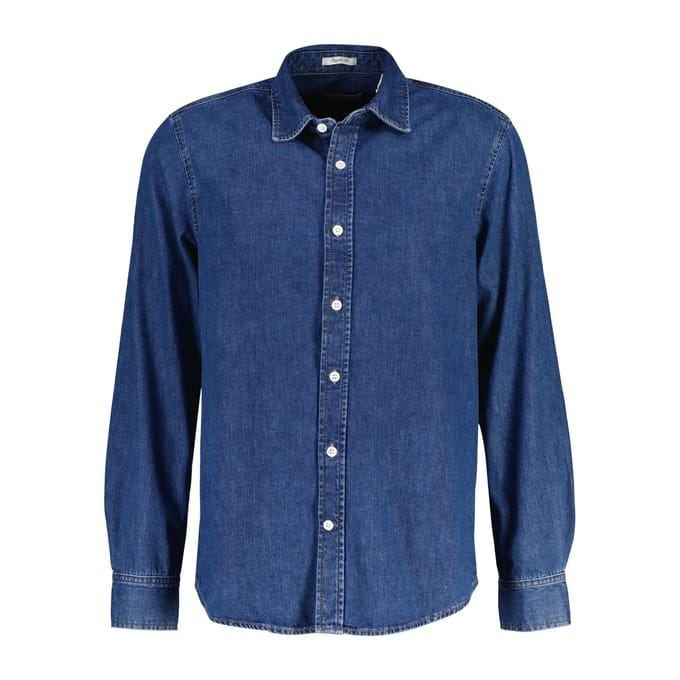 Reguliere Denim Overhemd Gant