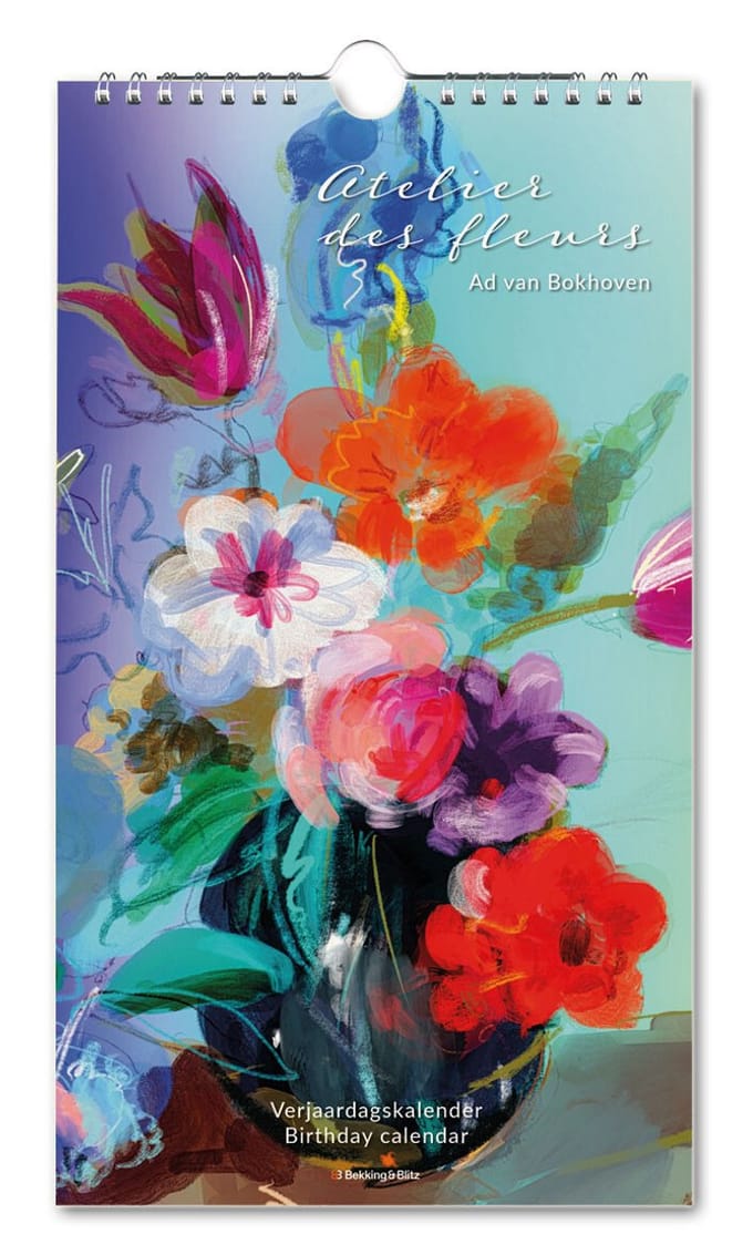 Ateliers des Fleuris Verjaardagskalender Ad van Bokhoven