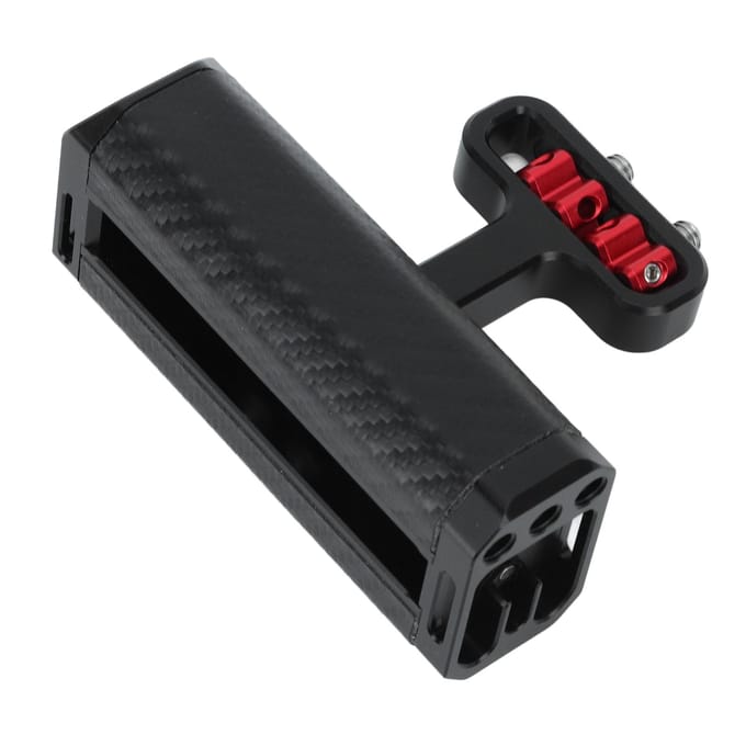 Camera Zijhandvat Aluminiumlegering Hoogte Verstelbaar 14 Draad Anti-Slip Camera Handgreep black