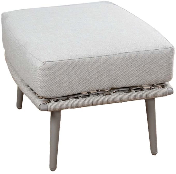 Hocker Alezio | Met kussen | Beige & Camel