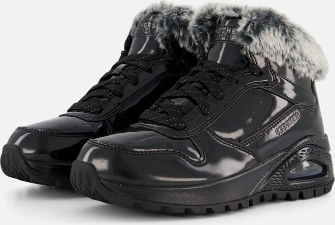 Skechers Uno Rugged Dames Laarzen - Zwart - Maat 40