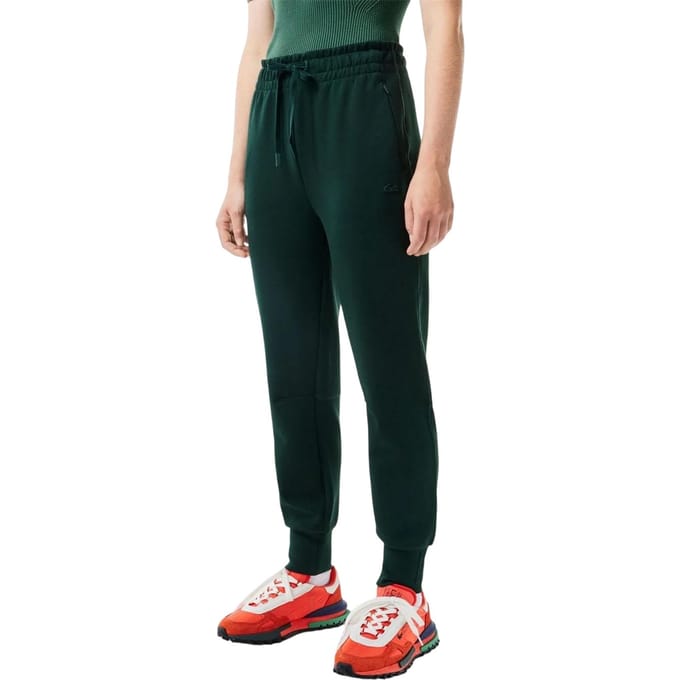 Lacoste Dames/Dames Biologisch Katoenen Jersey Sweatbroek (Groen)