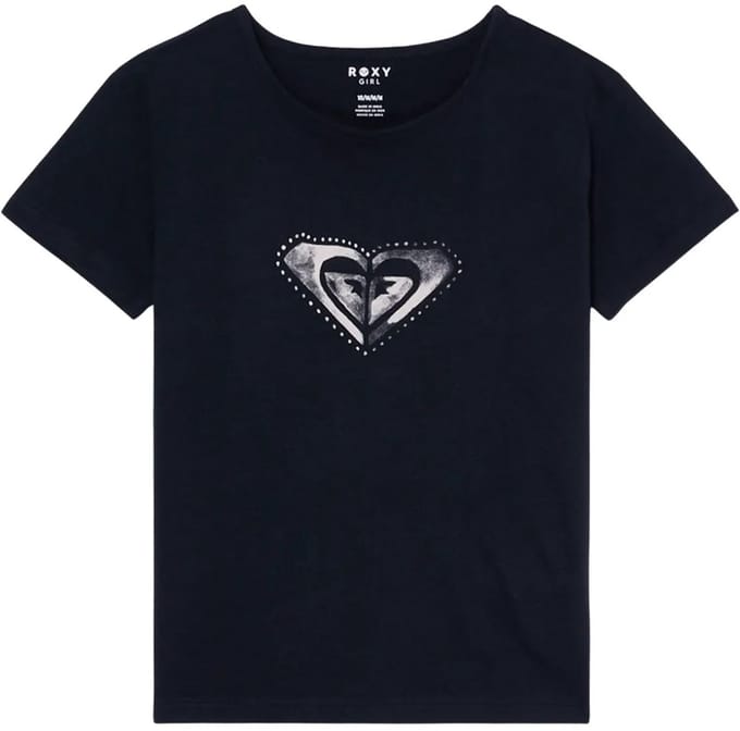 Roxy Lilyregular Nig T-shirt Met Korte Mouwen Zwart 6 Years Meisje