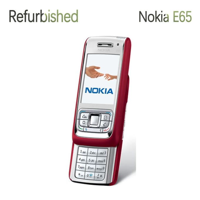 Gerenoveerde Nokia Originele Nokia E65 Mobiele Telefoon Met 1 SIM Simple Set roze