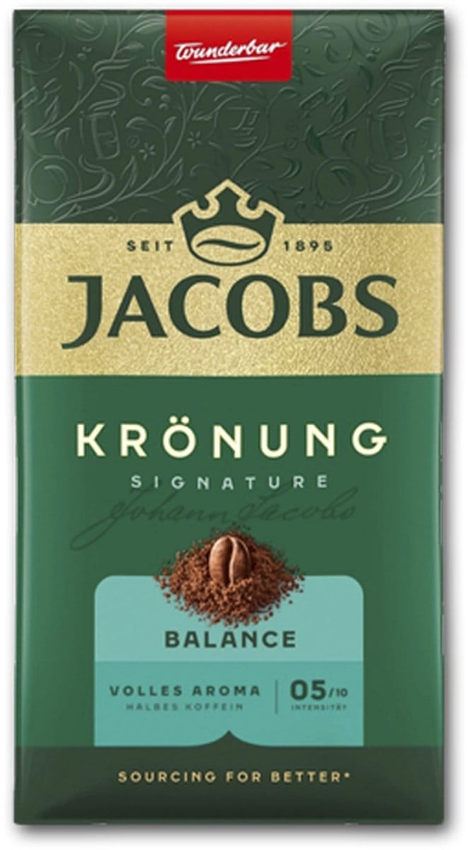 Jacobs - Krönung Balance Gemalen Koffie - 12x 500g