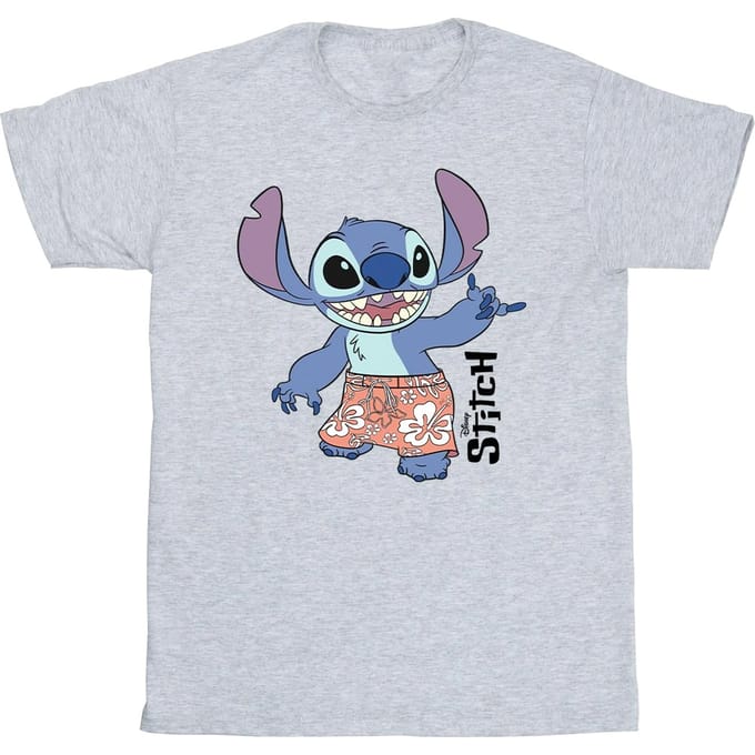 Disney Jongens Lilo & Stitch Bermuda Shorts T-shirt (Sportgrijs)