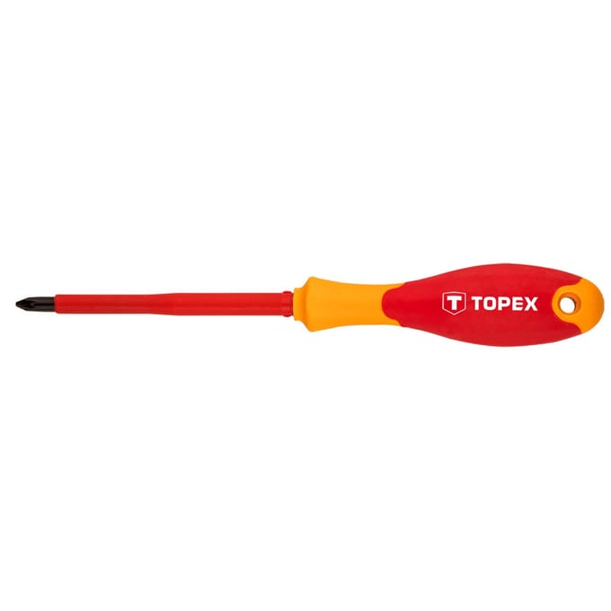 TOPEX - Kruiskopschroevendraaier - 1000V - PZ1 - 80 mm