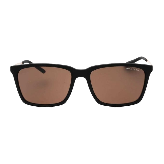 Armani Exchange Matte zonnebril heren (Bruin/zwart)