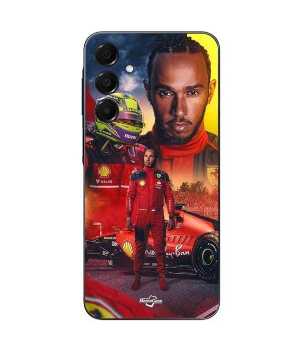 Hoesje - Scuderia Ferrari - Lewis Hamilton - Siliconen - Zwart - Flexibel zwart