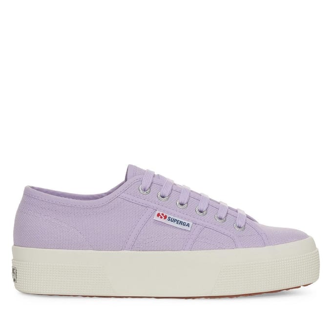 Superga Dames/Dames 2740 Veterschoenen (Violet Lilla/Avorio)