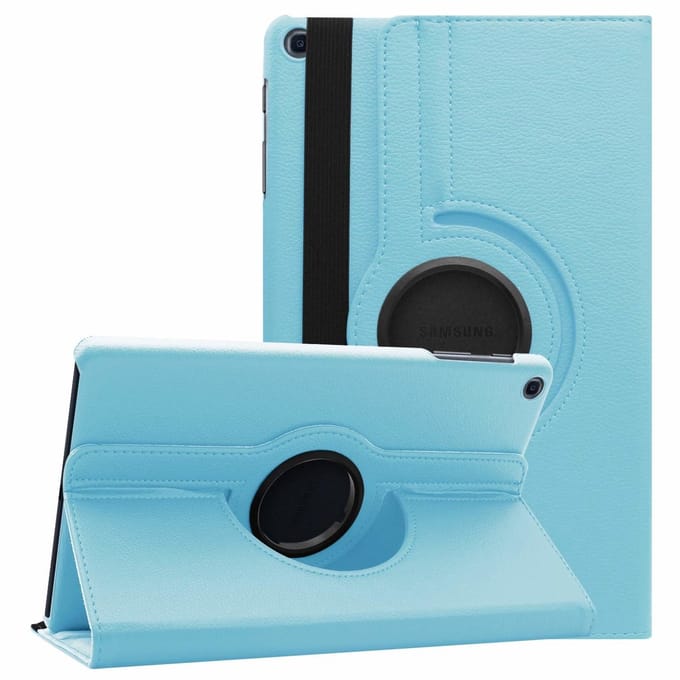 Ntech Hoes Geschikt voor Samsung Galaxy Tab A 10.1 (2019) draaibare Hoes - Licht Blauw