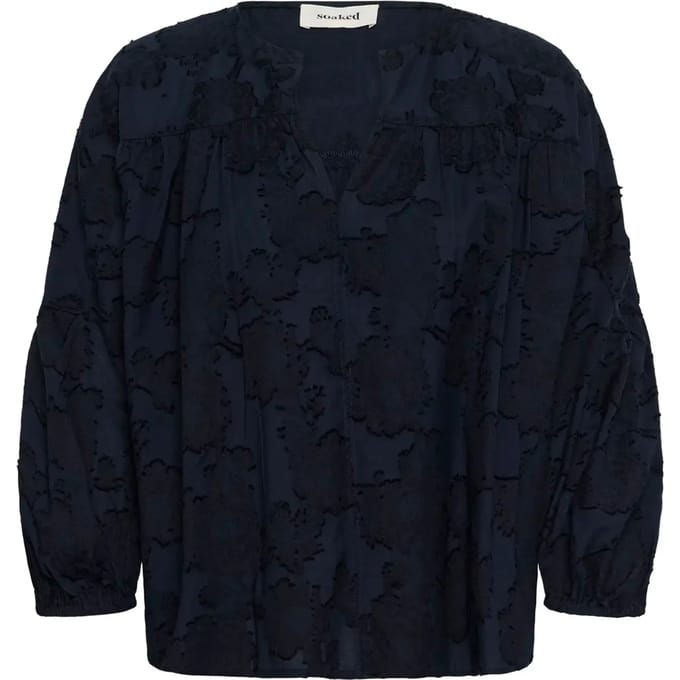 Damesblouse met lange mouwen Soaked in Luxury Aronia