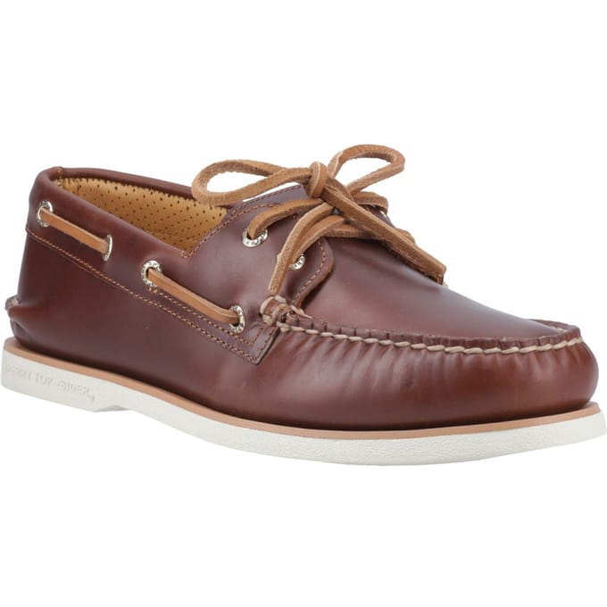 Sperry Authentic Gold Cup Leren Heren Bootschoenen In Het Bruin