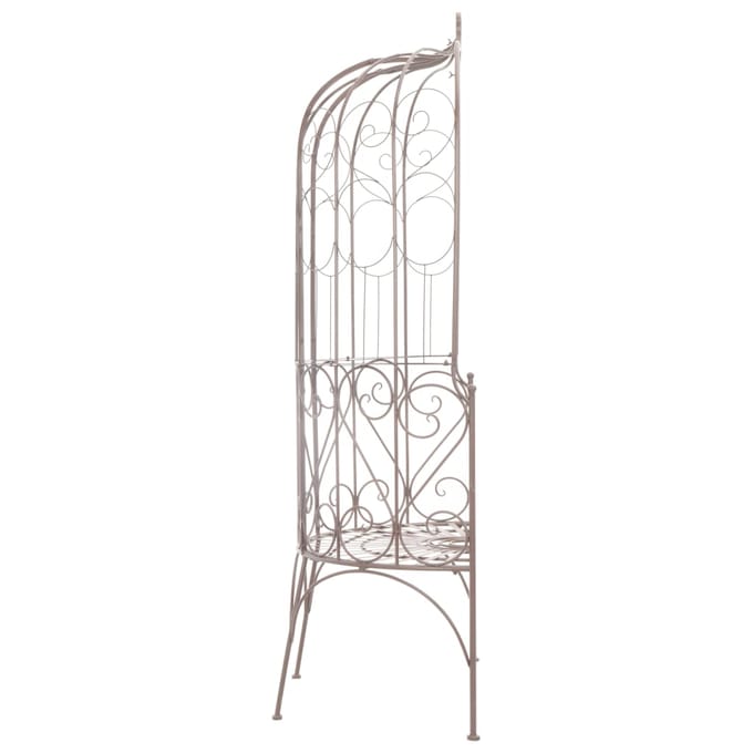 vidaXL - Tuinbank - 95 - cm - ijzer - antiekbruin