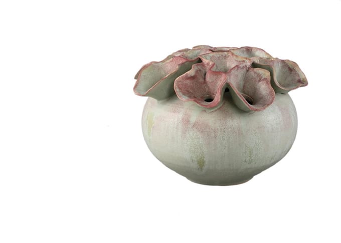 PTMD - Vaas Jullia - Groen - 20.5x20.5x15cm