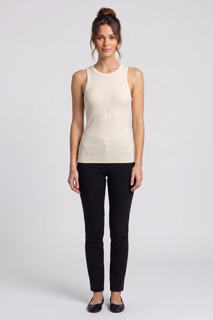 ARKET Levena Silk Tank White Größe: S | Unterhosen Outlet | Damen | Weiß