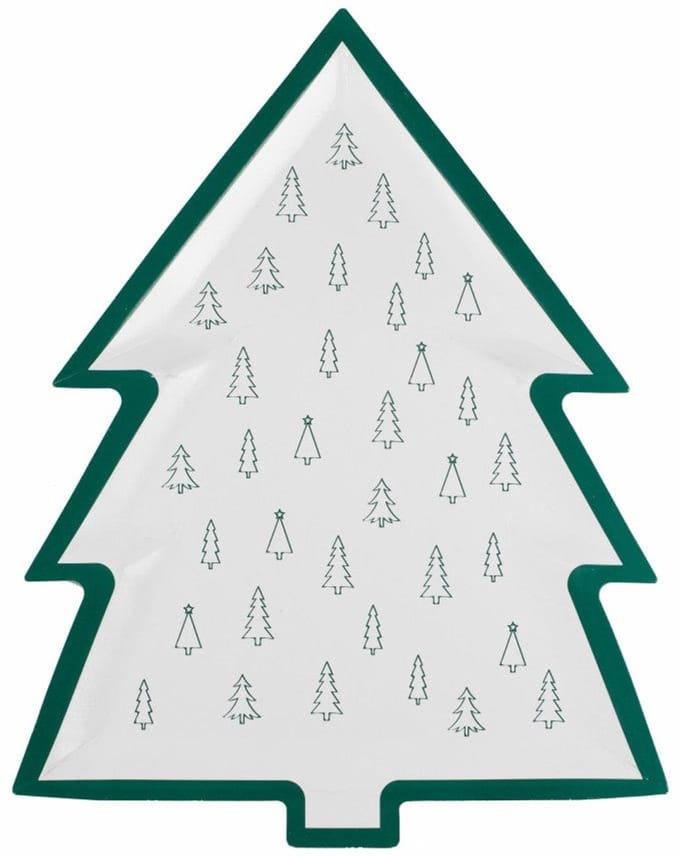 Ginger Ray - 8 Borden - Kerstboom