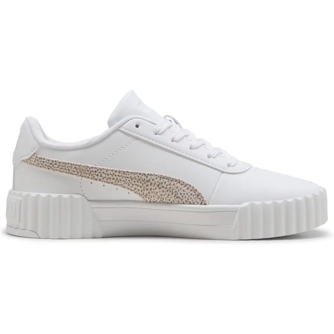 PUMA Carina 3.0 Topcat Dames Sneakers - PUMA White-Frosted Ivory