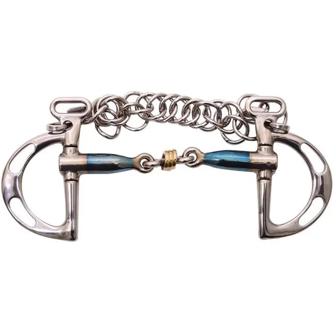 2 ring paardenbit Trust Sweet Iron Kimblewick Brass ring