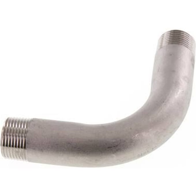 L-pijp R1'' RVS 16bar