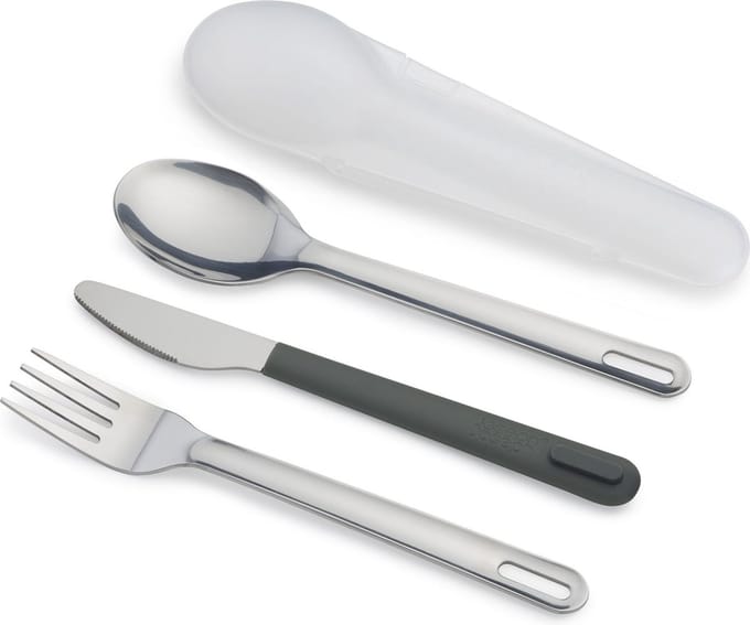 Joseph Joseph - Go Eat Bestekset RVS - Roestvast Staal - Grijs